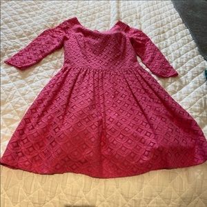 NWT Lilly Pulitzer Pink Lace Dress size 8